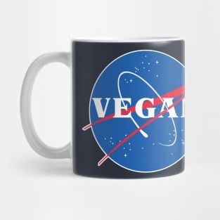 VEGAN - Nasa Parody Logo Design Mug